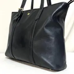 タケオキクチ　トートバッグ　オールレザー　大容量　A4　PC収納可能　黒　肩掛け