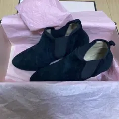 レペット　repetto 黒 スエードサイドゴアブーツ