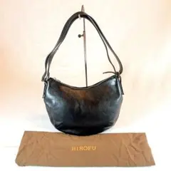 HIROFU ヒロフ ソーロ 2WAY ショルダーバッグ Hロゴ 黒 保存袋付のサムネイル