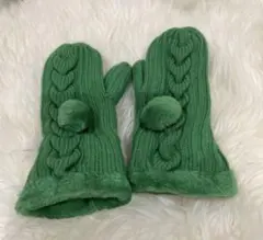 お値下げ♪ニットミトン