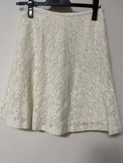 ミッシュマッシュ★アイボリーレーススカート