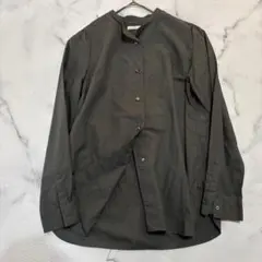 ✨美品✨ plage プラージュ コットンシャツ カーキグレーのサムネイル