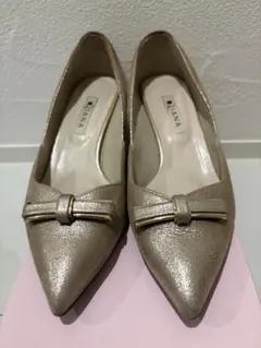 DIANA ピンクベージュ　ドットハクゴート