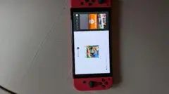 Switch 有機ELモデルマリオレッド 本体　社外コントローラー付き