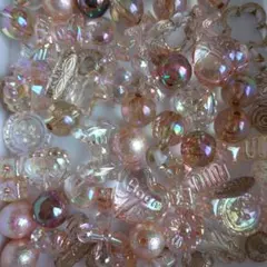 アクリルビーズセット シャンパン色