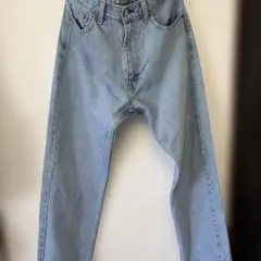 Levi’s 505 ライトブルー デニムパンツ W32 ストレート フェード