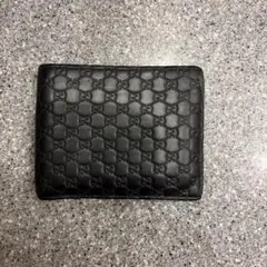 409 美品 GUCCI グッチシマ GGロゴ 札入れ 折り財布 レザー - メルカリ
