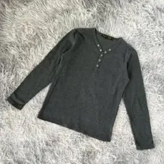 『Pincponc』　ロンT　シャツ　カットソー　長袖　ヘンリーネック　ワッフルのサムネイル