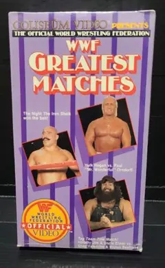 WWF GREATEST MATCHES VHS ビデオテープ プロレス