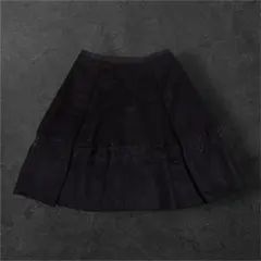 blugirl Blumarine 異素材 切り替え フレアスカート ブラックのサムネイル