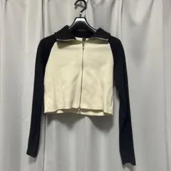 GU アイボリー/ブラック ジャケット M 2色