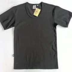 【タグ付未使用】AVIREX Uネック Tシャツ ブラック サーマル Lサイズ