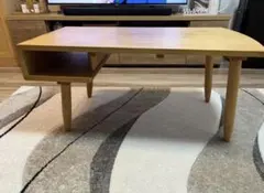 ケユカ KEYUCA チェルビアット ローテーブル アルダー無垢材