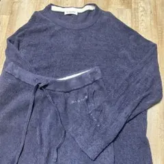 GELATO PIQUE ネイビー 長袖ルームウェア L ジェラピケ