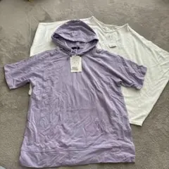 URBAN RESEARCH フード付きTシャツとクルーネックTシャツセット