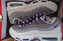 WMNS Nike Air Max 95 グレー パープル