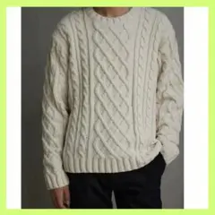 AZULBYMOUSY シェニールケーブルニット