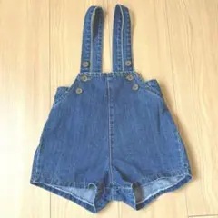 モンベベ　ショート丈サロペット　オーバーオール