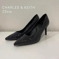 【美品】CHARLES & KEITH エミー ポインテッドトゥパンプス