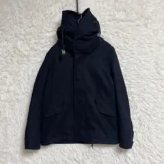 【GREEN LABEL RELAXING】フーデッドコート (M) ウール混