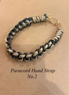 パラコード ハンドストラップ 携帯ストラップ ハンドメイドNo.2