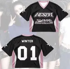 【新品】aespa エスパ Tシャツ Lサイズ ウインター
