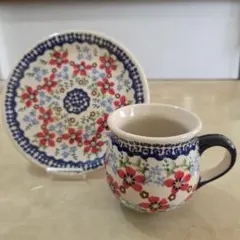新品　ポーリッシュポタリー　チュリーン　フラワーブーケ 新品 ポーリッシュポタリー チュリーン フラワーブーケ - メルカリ