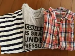 ジョルダーノ　トップス夏物３枚セットのサムネイル
