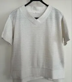 ［送料無料］LOWRYS FARM 半袖ニット