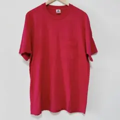 90s フルーツオブザルーム　古着　ポケット　tシャツ　ポケt xl ビンテージ