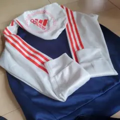 adidasアディダス トラックジャケット フーディ パーカー Lサイズ