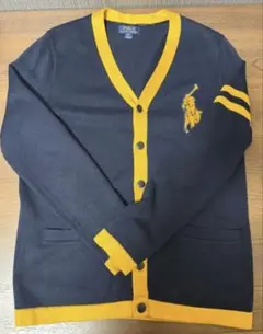 Polo Ralph Lauren カーディガン XL ネイビー/イエロー