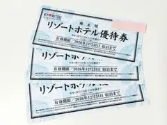 共立メンテナンスリゾートホテル優待券3枚、案内書 有効期限2026.12.31のサムネイル