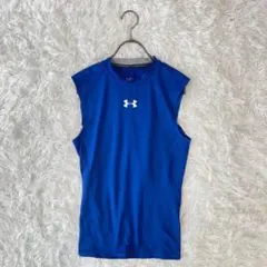UNDER ARMOUR ノースリーブスポーツウェア　ゲームシャツ（MD）ブルー