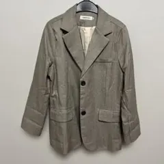 レディース　テーラードジャケット　グレー系