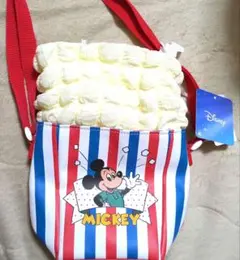 【新品未使用】ディズニー しまむら ミッキーマウス ポップコーンショルダー