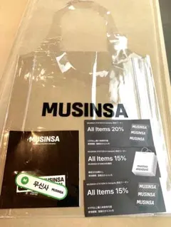MUSINSA クリアトートバッグ