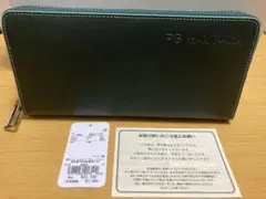 【新品未使用】Paul Smith グリーン 長財布 定価23,100円