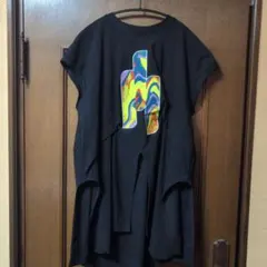美品✨UN3D. MA-1 DETAIL デザインTシャツ 黒×カーキ 38 - メルカリ