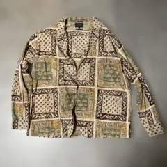 BEAMS PLUS ペイズリーエレファントブロックプリント　ジャケットのサムネイル