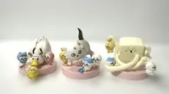 【美品】ガチャガチャ ちいかわ討伐シーンフィギュア 3種コンプリート