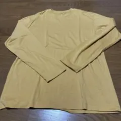 無印良品　メンズS イエロー　長袖Tシャツ　美品のサムネイル