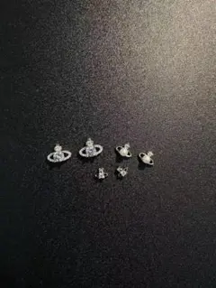 惑星モチーフピアスセット.