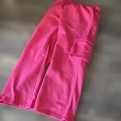 スウェットカーゴパンツ　ワイド　ピンク
