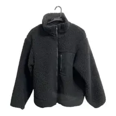 【美品】ボアブルゾン ブラック