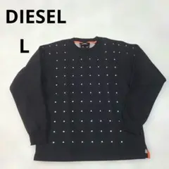 ヴィンテージ ディーゼル ポルカドット クルーネック スウェットトレーナー