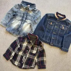 80cm前後　トップス3点セット