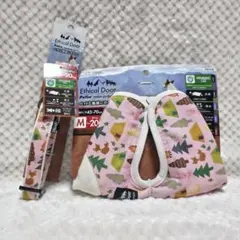 Petio Ethical Door 犬用首輪・胴輪セット M ピンク