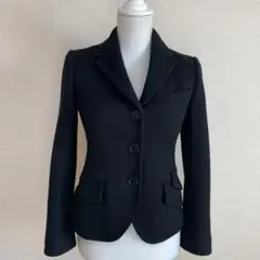 ポールスミス PAUL SMITH 黒 カシミア混ジャケット 38 美品 秋冬