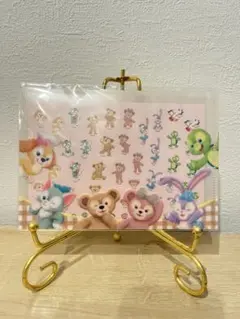 【ダッフィー＆フレンズ】シール＆クリアファイル（ポストカードサイズ）新品・未使用